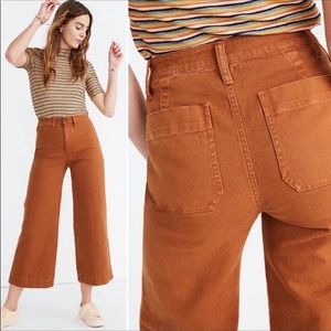 madewell high rise wide leg pants